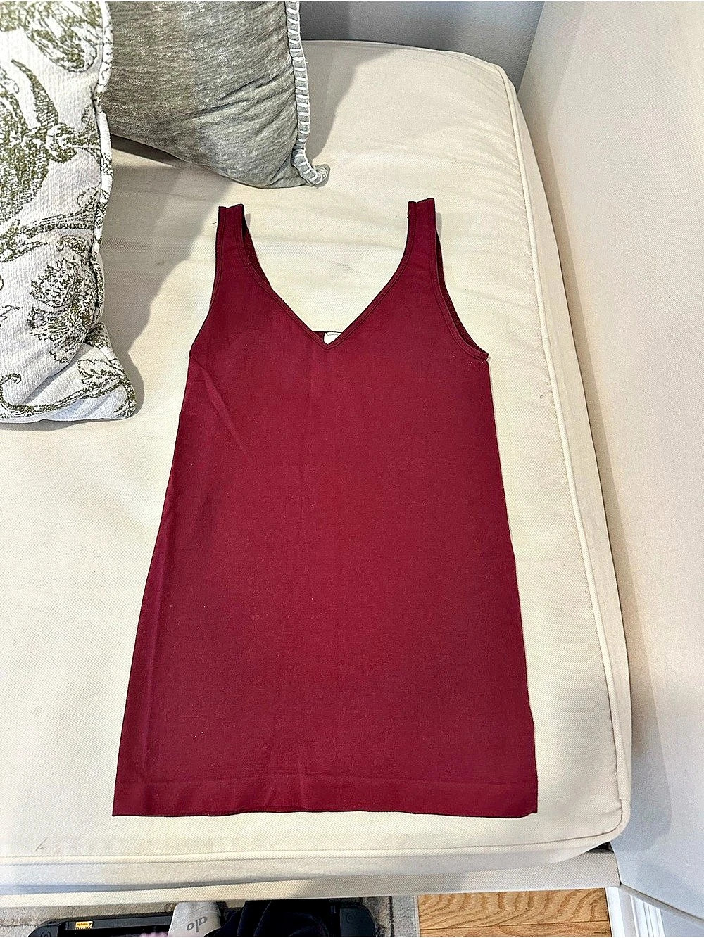 Anthropologie Burgundy Tank Top Size Small